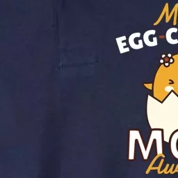 Most Eggcellent Mom Award Softstyle Adult Sport Polo