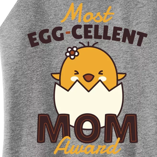 Most Eggcellent Mom Award Women’s Perfect Tri Rocker Tank