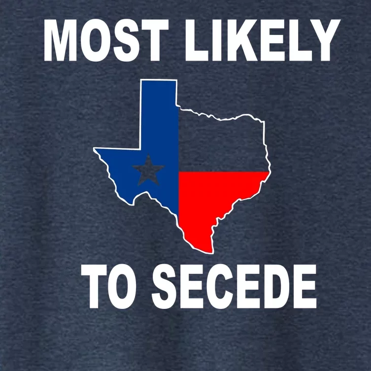 Most Likely To Secede Texas Women's Crop Top Tee