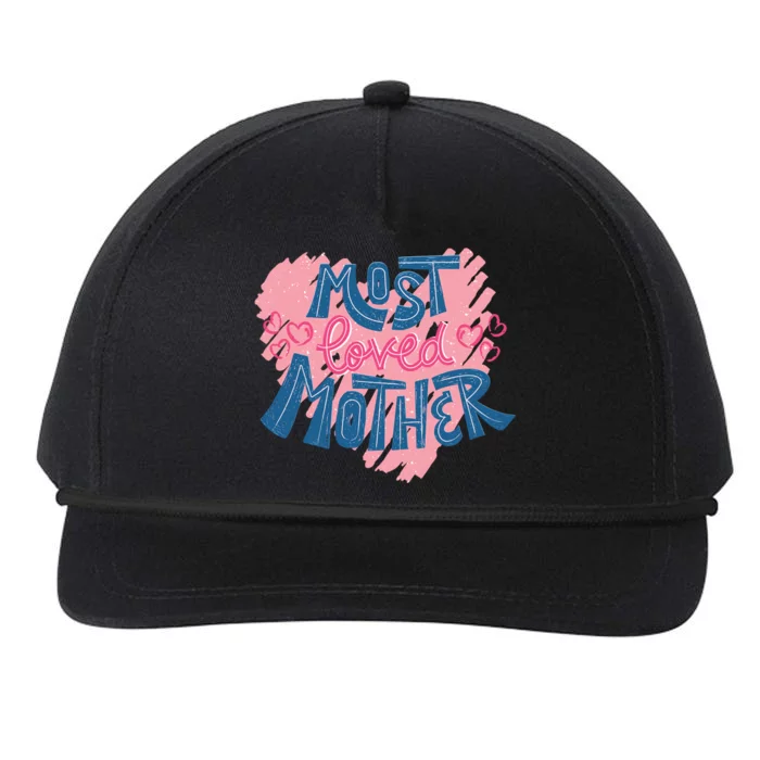 Most Loved Mother Snapback Five-Panel Rope Hat