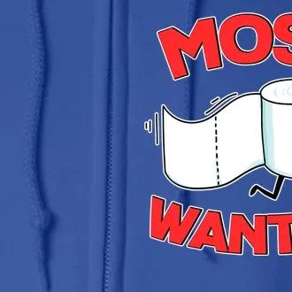 Most Wanted Toilet Paper Full Zip Hoodie