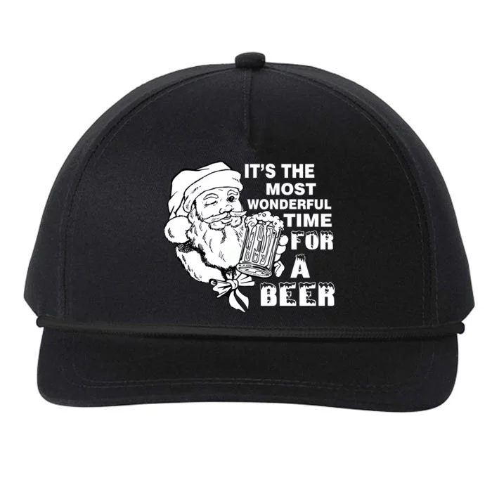 Most Wonderful Time For A Beer Snapback Five-Panel Rope Hat