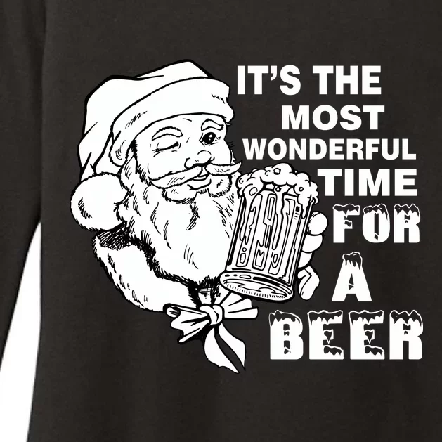 Most Wonderful Time For A Beer Womens CVC Long Sleeve Shirt