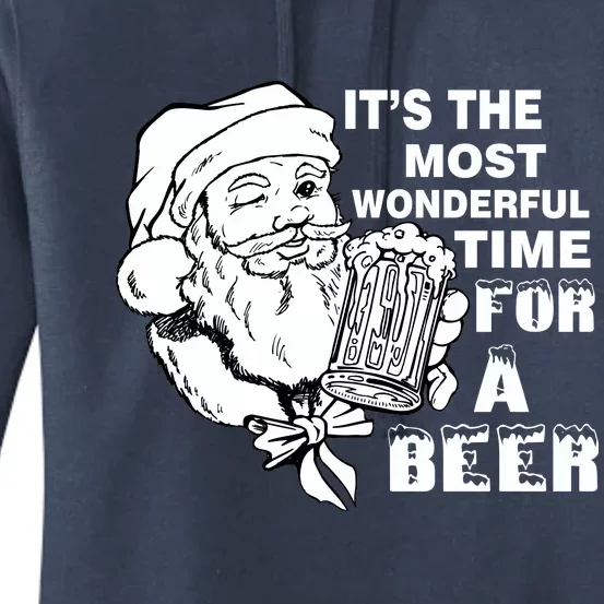 Most Wonderful Time For A Beer Women's Pullover Hoodie