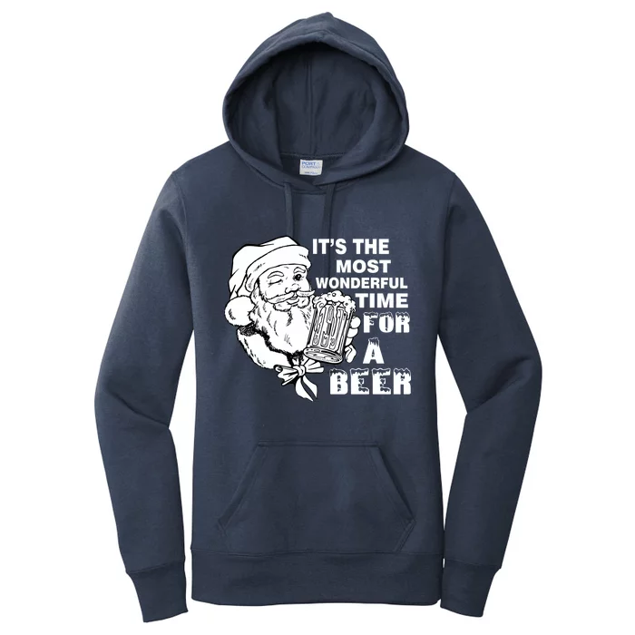 Most Wonderful Time For A Beer Women's Pullover Hoodie