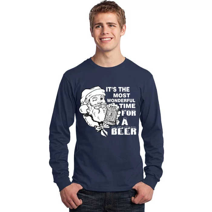 Most Wonderful Time For A Beer Tall Long Sleeve T-Shirt