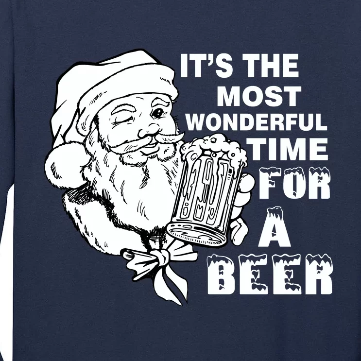 Most Wonderful Time For A Beer Tall Long Sleeve T-Shirt