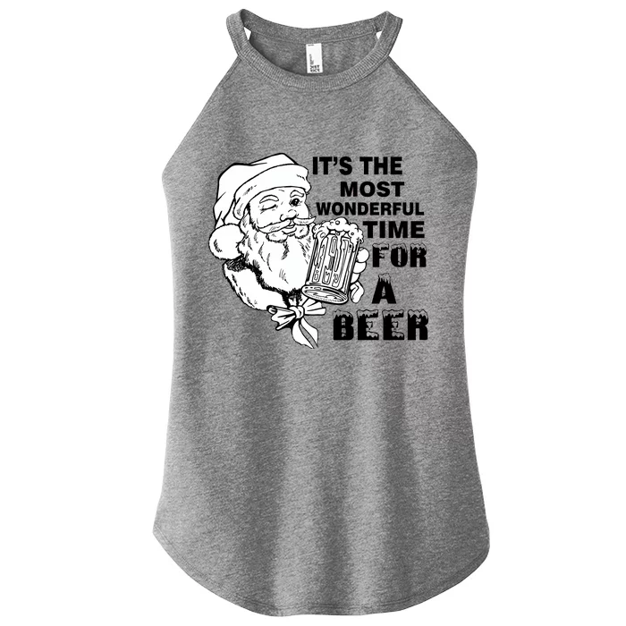 Most Wonderful Time For A Beer Women’s Perfect Tri Rocker Tank