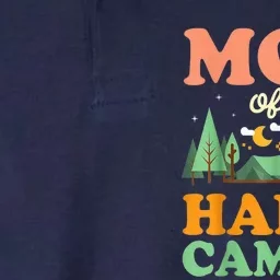 Mom Of The Happy Camper Shirt Wo 1st Bday Camping Trip Softstyle Adult Sport Polo