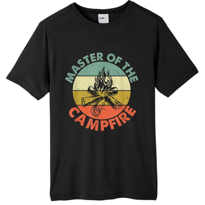 Master Of The Campfire Dad Camping Camping Dad Gift ChromaSoft Performance T-Shirt