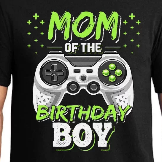 Mom Of The Birthday Boy Matching Video Gamer Party Pajama Set