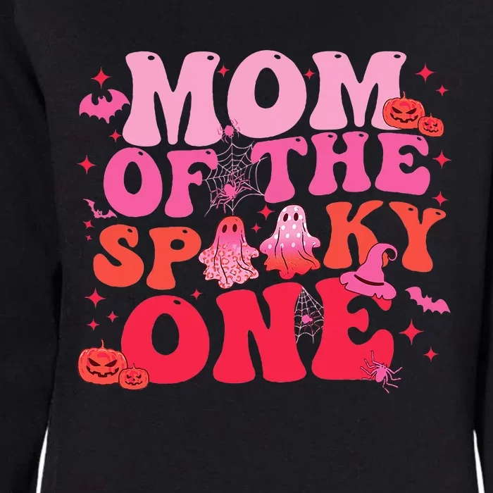 Mom Of The Spooky One Halloween Ghost Spooky Womens California Wash Sweatshirt