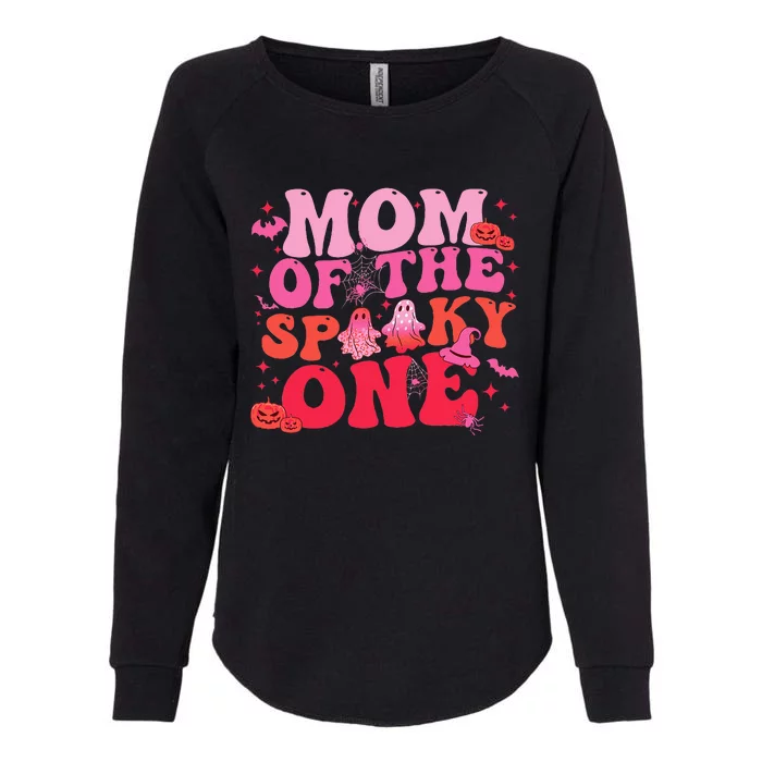 Mom Of The Spooky One Halloween Ghost Spooky Womens California Wash Sweatshirt