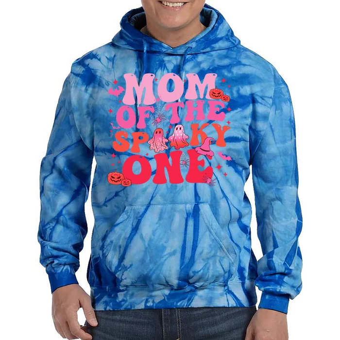 Mom Of The Spooky One Halloween Ghost Spooky Tie Dye Hoodie