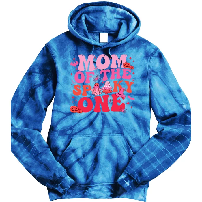 Mom Of The Spooky One Halloween Ghost Spooky Tie Dye Hoodie