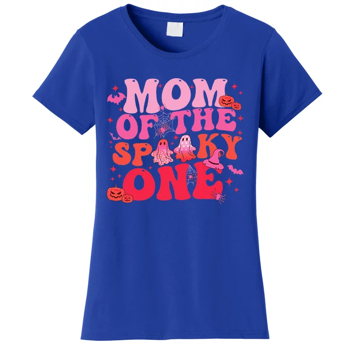 Mom Of The Spooky One Halloween Ghost Spooky Women's T-Shirt