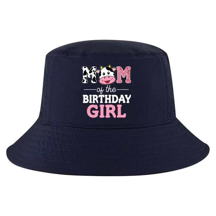 Mom Of The Birthday Farm Cow Mommy Mama 1st Cool Comfort Performance Bucket Hat