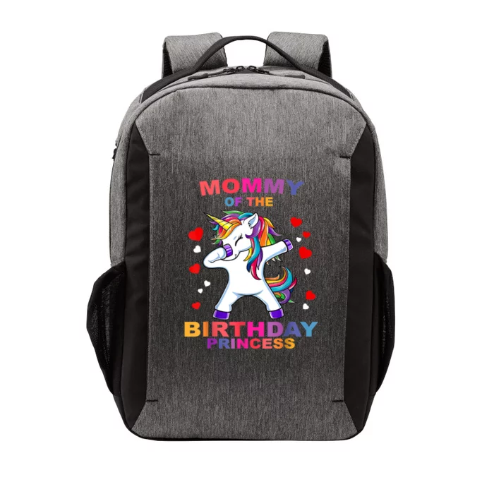 Mommy Of The Birthday Princess Unicorn Outfit Vector Backpack