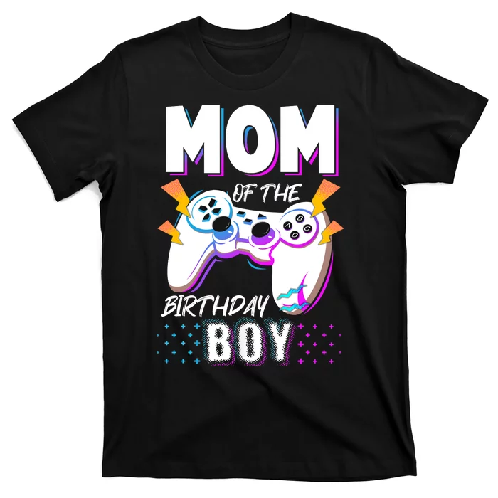 Mom Of The Birthday Boy Gamer T-Shirt