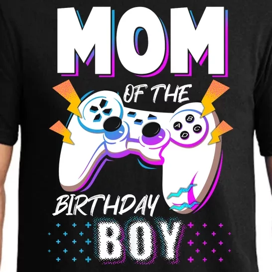 Mom Of The Birthday Boy Gamer Pajama Set