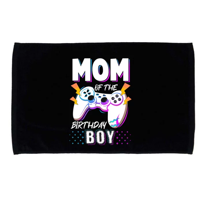 Mom Of The Birthday Boy Gamer Microfiber Hand Towel