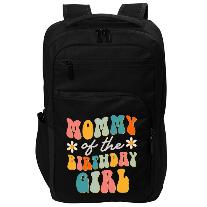 Mommy Of The Birthday Groovy Themed party Impact Tech Backpack