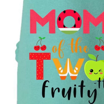 Mom Of the Twotti Frutti 2nd Birthday Party Fruit Themed Doggie 3-End Fleece Hoodie