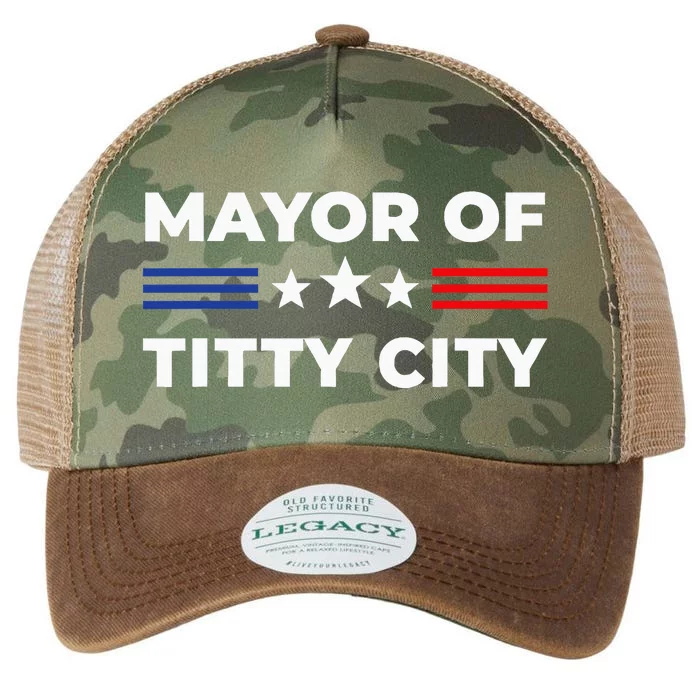 Mayor Of Titty City Legacy Tie Dye Trucker Hat