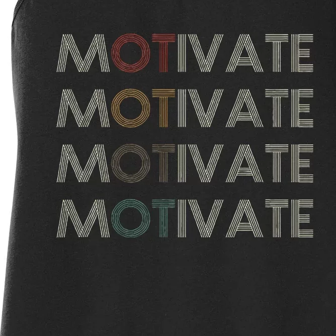 Motivate Occupational Therapy Ot Therapist Women's Racerback Tank