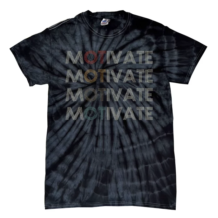 Motivate Occupational Therapy Ot Therapist Tie-Dye T-Shirt