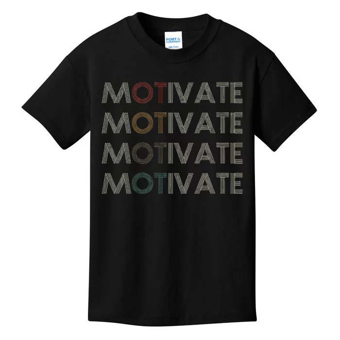 Motivate Occupational Therapy Ot Therapist Kids T-Shirt