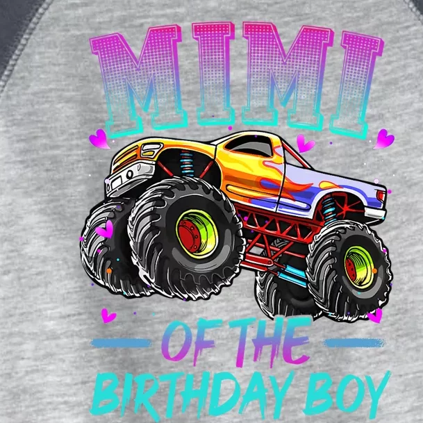 Mimi Of The Birthday Boy Monster Truck Birthday Premium Toddler Fine Jersey T-Shirt