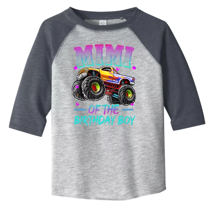 Mimi Of The Birthday Boy Monster Truck Birthday Premium Toddler Fine Jersey T-Shirt