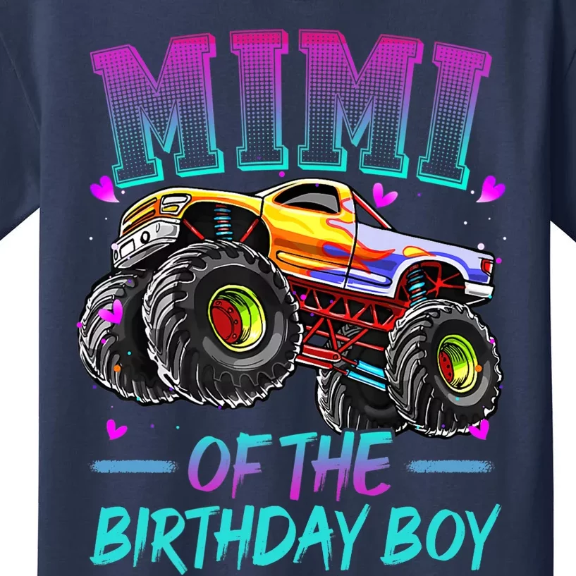 Mimi Of The Birthday Boy Monster Truck Birthday Premium Kids T-Shirt