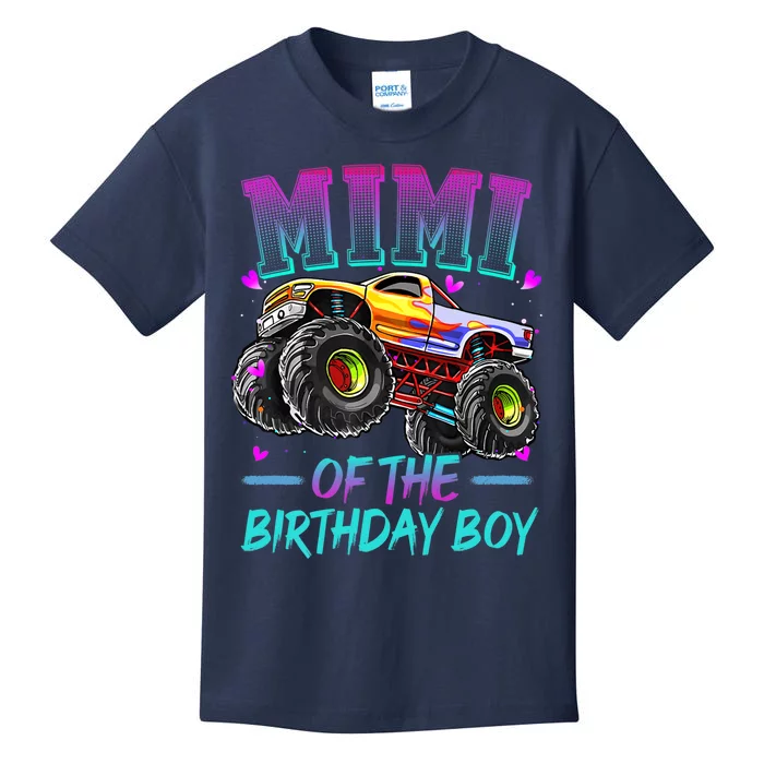 Mimi Of The Birthday Boy Monster Truck Birthday Premium Kids T-Shirt