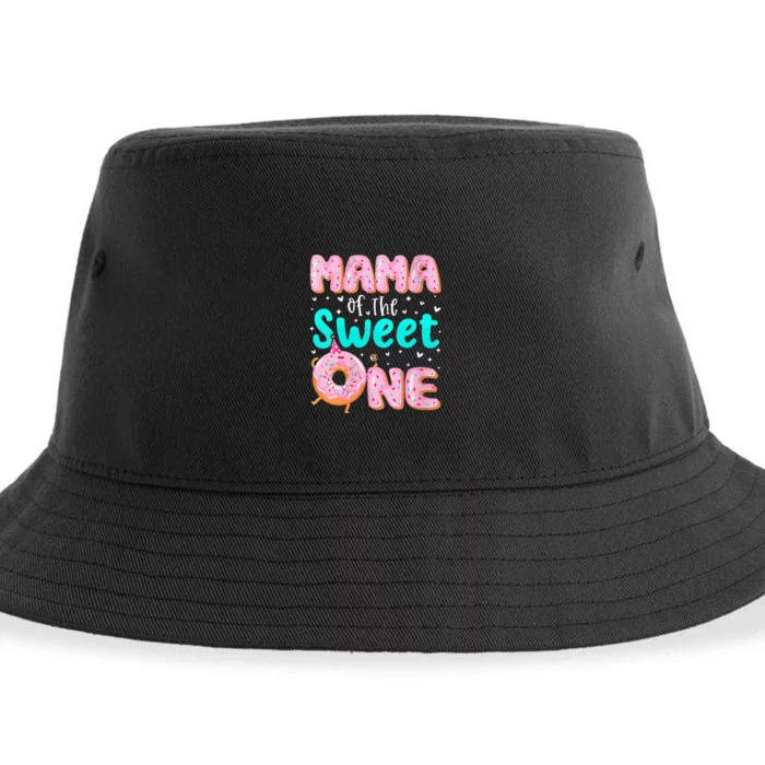 Mama Of The Sweet One 1st Birthday Donut Theme Family Sustainable Bucket Hat