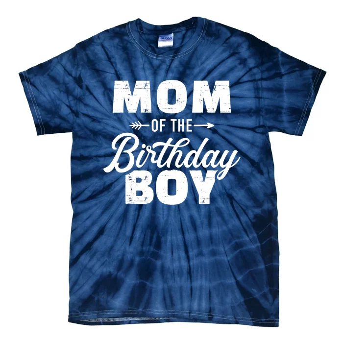 Mom of the birthday boy Tie-Dye T-Shirt