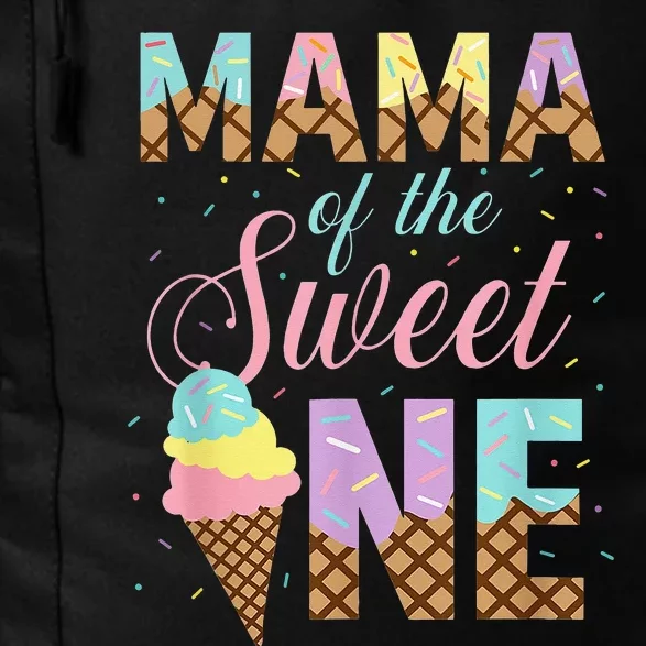 Mama Of The Sweet One Ice Cream 1st First Birthday Family Daily Commute Backpack