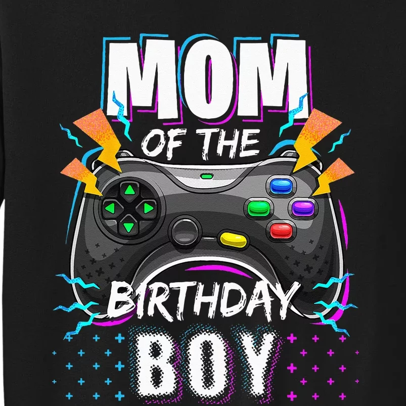 Mom Of The Birthday Boy Matching Video Gamer Birthday Party Sweatshirt