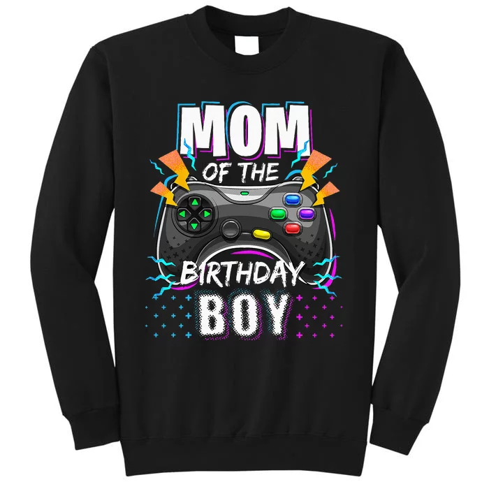 Mom Of The Birthday Boy Matching Video Gamer Birthday Party Sweatshirt