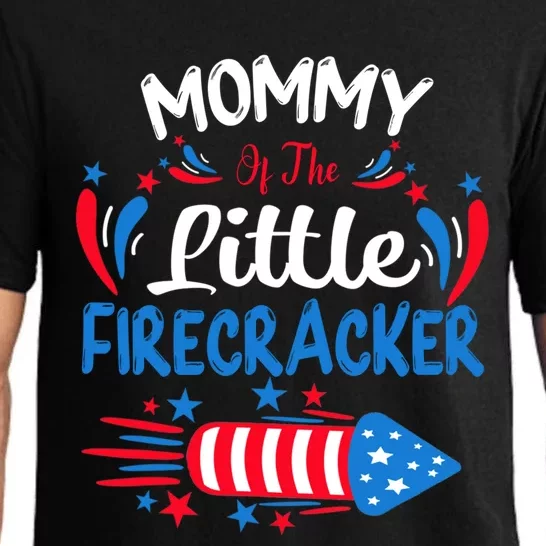 Mommy Of The Little Firecracker 4th Of July Birthday Party Gift Pajama Set