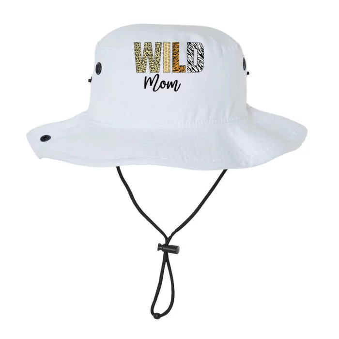 Mom Of The Wild One Zoo Birthday Safari Jungle Animal Legacy Cool Fit Booney Bucket Hat