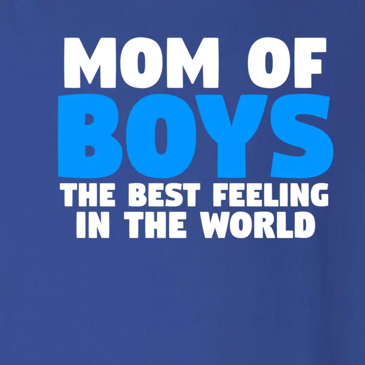 Mom Of The Best Feeling In The World Family Funny Gift Toddler Long Sleeve Shirt