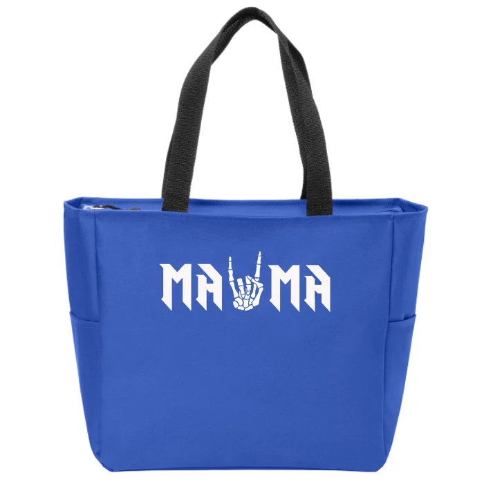 Mama Of The Bad Two the Bone Birthday 2 Years Old Birthday Zip Tote Bag