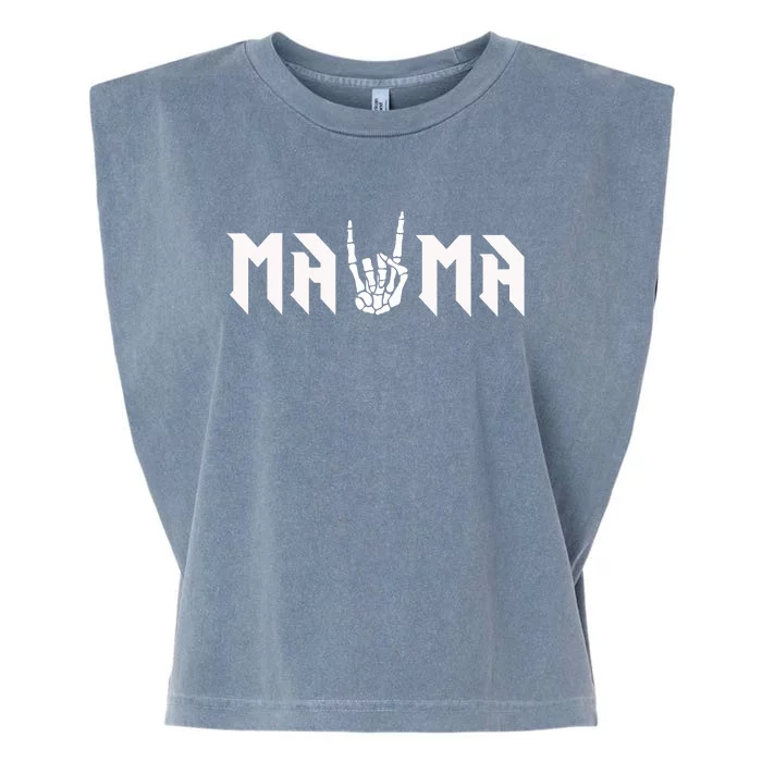 Mama Of The Bad Two the Bone Birthday 2 Years Old Birthday Garment-Dyed Women's Muscle Tee