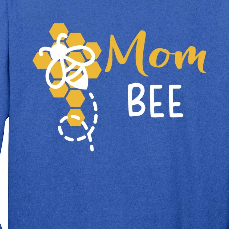 Mom Of The Bee 1st Birthday Outfit First Bee Day Family Cool Gift Long Sleeve Shirt