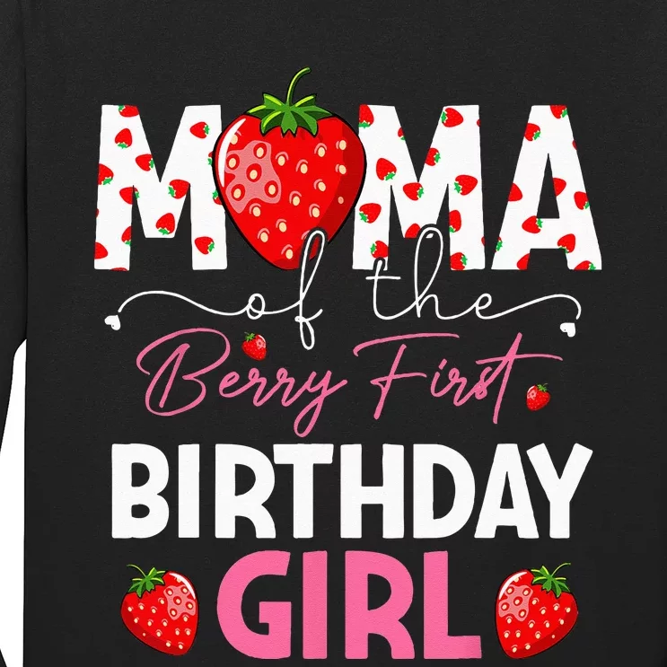 Mama Of The Berry First Birthday Gifts Girl Sweet Strawberry Long Sleeve Shirt