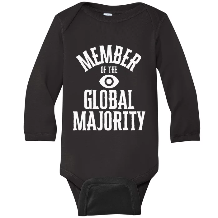 Member Of The Global Majority Baby Long Sleeve Bodysuit