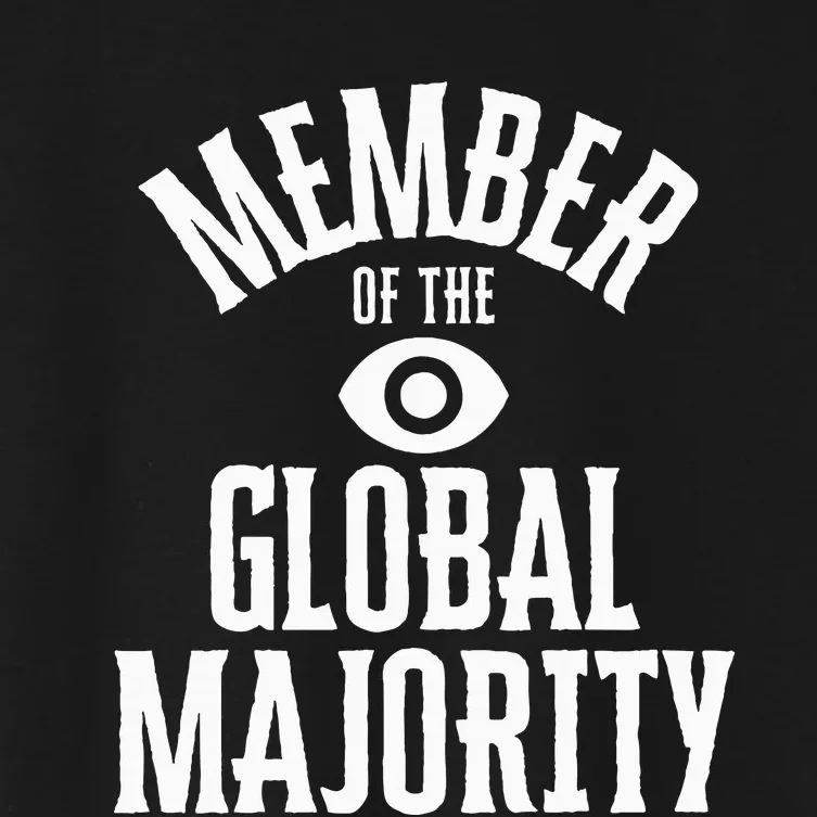 Member Of The Global Majority Women's Crop Top Tee