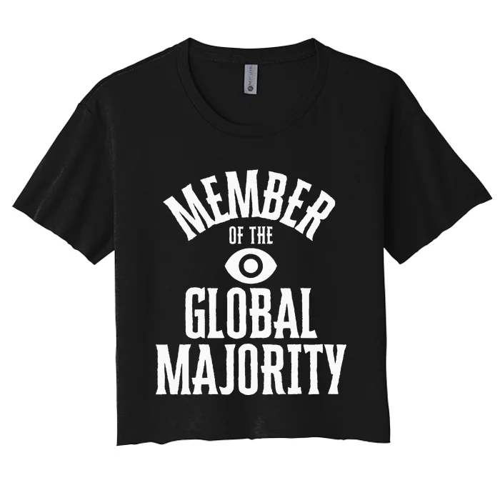 Member Of The Global Majority Women's Crop Top Tee